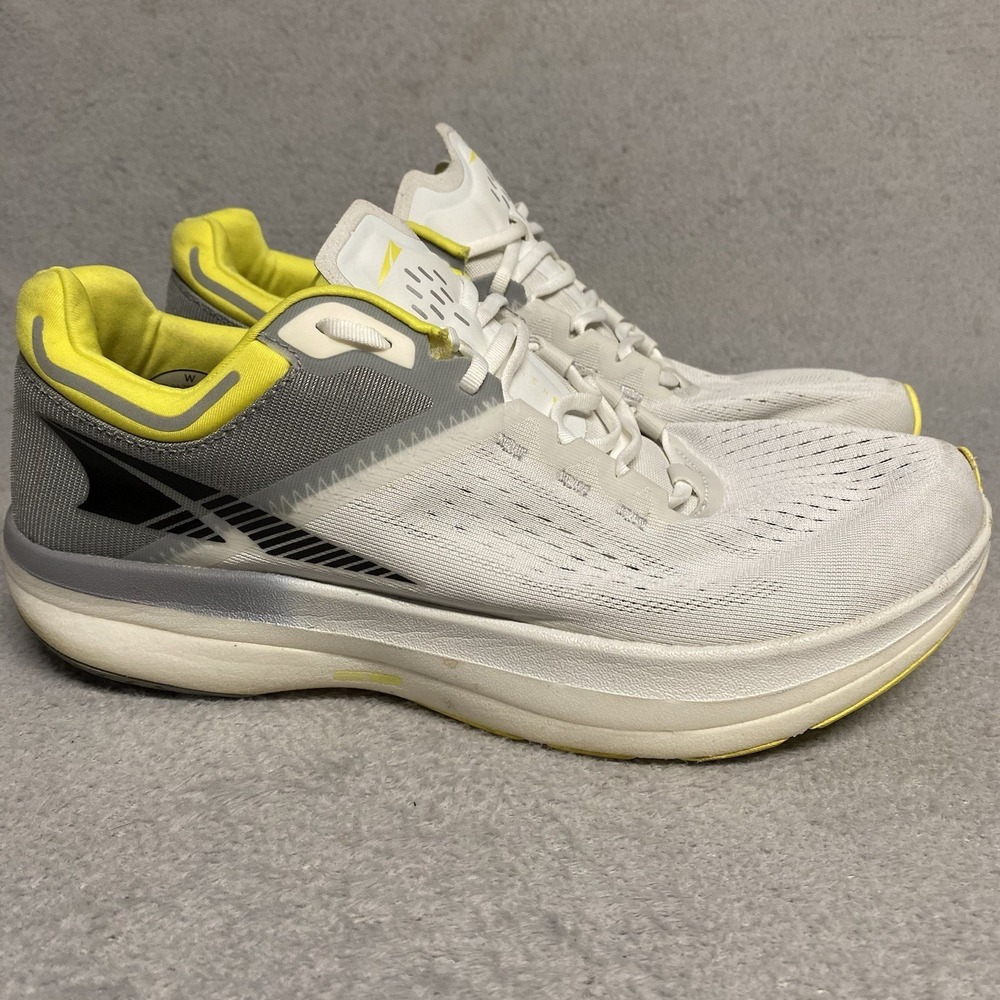 Altra Vanish Tempo Womens 11 White Green Gray Running Shoes Missing Insole Read